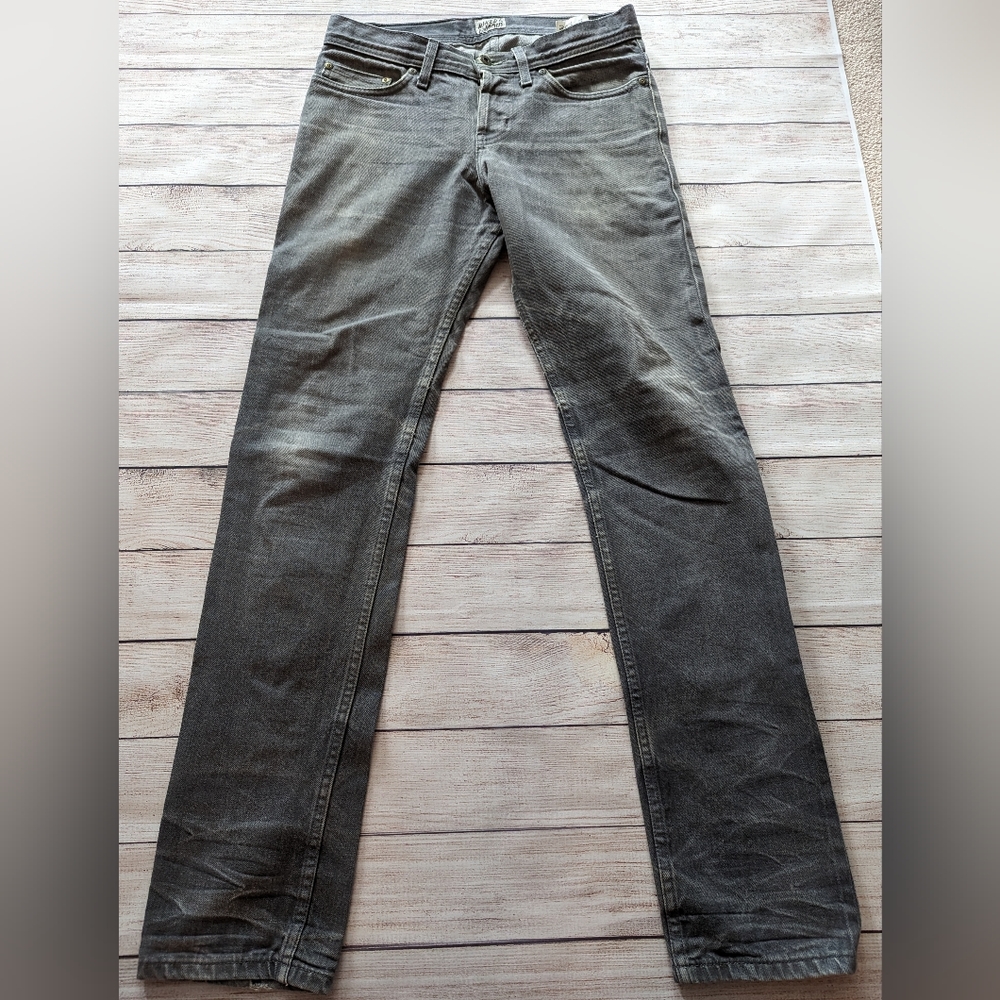 Men's Naked & Famous Weird Guy Grey Selvedge
